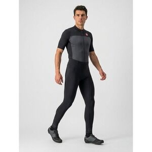 Castelli Mens Cycling Tights Black Padded Chamois Bike Pants Size Small